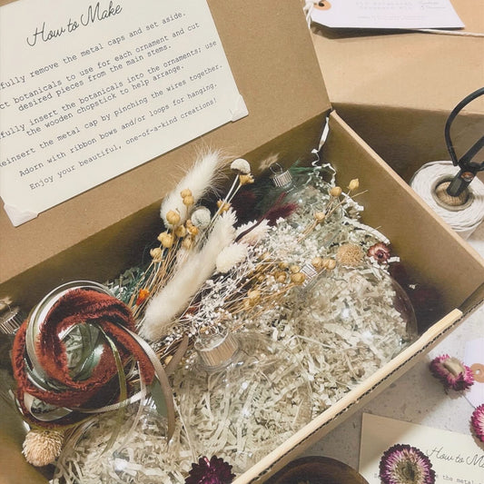 DIY Botanical Ornament Making Kit